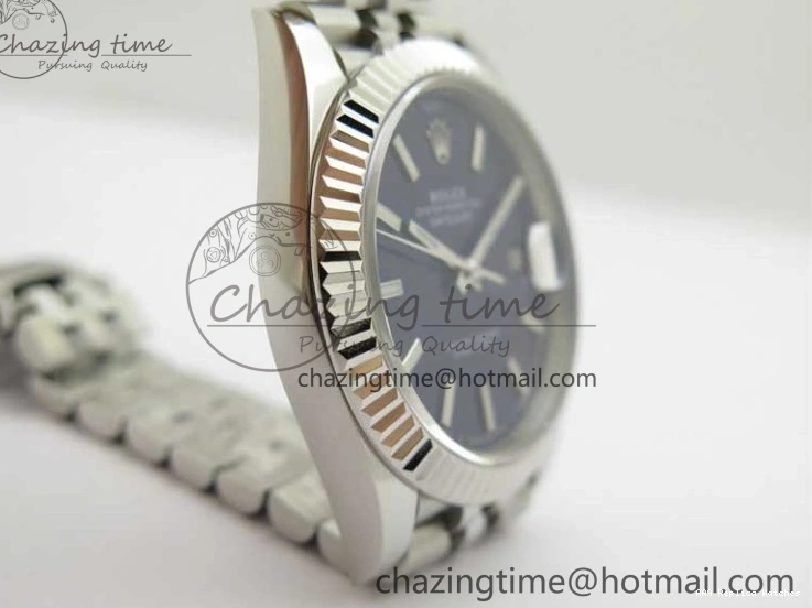 Best AAA Replica Sites Bracelet Best 1:1 41 Marker ZF 2438 Steel 126334 Blue Dial A 904L Stick Edition on Jubilee DateJust Compact 1217